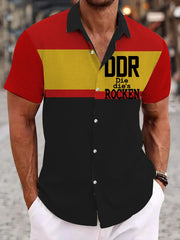 Men's DDR Die Die Rocken Printed Short Sleeve T-Shirt