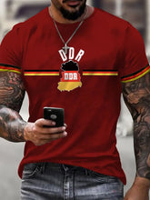 Herren-DDR-T-Shirt mit stolzen kurzen Ärmeln
