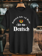 Deutschland Print T-Shirt für Männer
