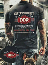 Herren-DDR-bedrucktes Kurzarm-T-Shirt