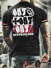 Bedrucktes T-Shirt für Herren Ost Ost deutschland zartstils