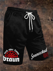 Herren Nummer 88 Print Shorts zartstils