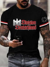 Herren Division Deutschland gedruckt T-Shirt zartstils
