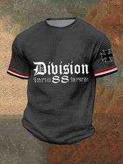 Herren Division 88 Runen bedrucktes Kurzarm-T-Shirt zartstils