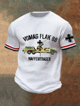 Herren Vomag Flak 88mm Bedrucktes Kurzarm-T-Shirt zartstils