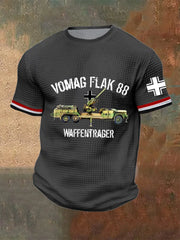 Herren Vomag Flak 88mm Bedrucktes Kurzarm-T-Shirt zartstils