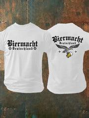 Deutschland Bier T-Shirt für Männer zartstils
