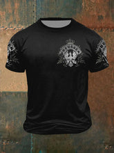 Männer alt deutscher Adler Preußen 1866 bedrucktes Kurzarm-T-Shirt zartstils