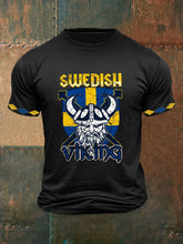 Herren Swedish Viking T-Shirt mit kurzen Ärmeln zartstils