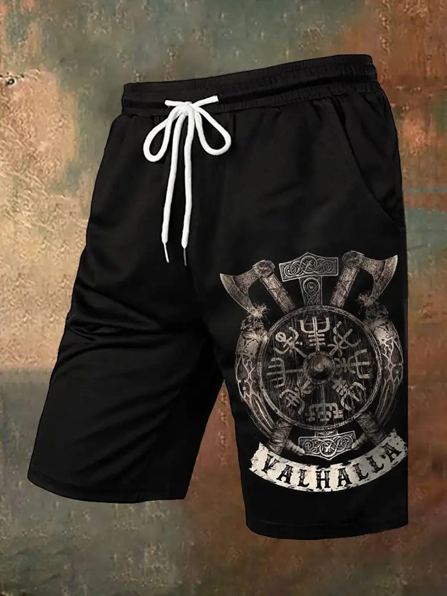 Bedruckte Lounge-Shorts für Herren von Viking zartstils