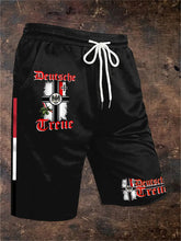 Herren Deutsches Reich bedruckte Hosen Shorts zartstils