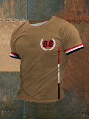 Männer Deutschland 88 bedrucktes Kurzarm-T-Shirt zartstils