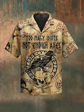 Männer zu viele Idioten nicht genug Äxte Kurzarm-Shirt zartstils