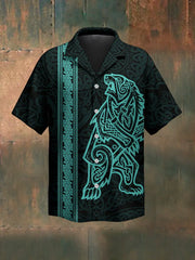 Herren Berserker Spirit Strength Power Viking Heritage Kurzarm Shirt zartstils