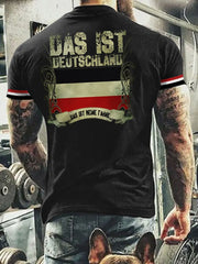Männer Das ist Deutschland schwarz weiss rot T-Shirt zartstils