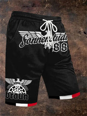 Herren-Shorts Sonnen braun 88 Print zartstils