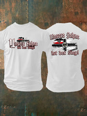 Herren-T-Shirt Unsere Fahne ist der Sieg zartstils