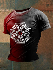 Herren Celtic 88 Krawatte Farbstoff Bedrucktes Kurzarm T-Shirt zartstils