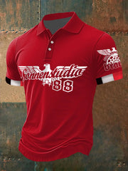 Männer Auch ohne Sonne Braun 88 Kurzarm Polo-Shirt zartstils