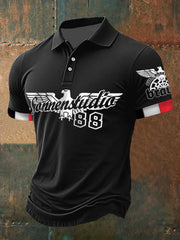 Männer Auch ohne Sonne Braun 88 Kurzarm Polo-Shirt zartstils