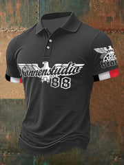 Männer Auch ohne Sonne Braun 88 Kurzarm Polo-Shirt zartstils