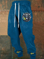 Herrens Sverige Viking Style Tryckbyxor zartstils