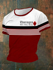 Herren-T-Shirt Thü ringen ehre stolz treu zartstils