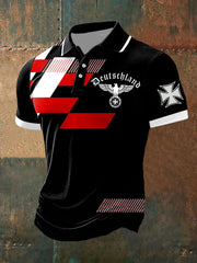Männer Männer Deutschland gedruck Polo Shirt zartstils