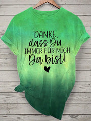 Damen Muttertag Geschenk Kurzarm T-Shirt zartstils