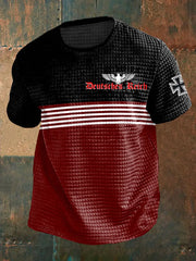 Deutsches Reich bedrucktes Kurzarm-T-Shirt für Männer zartstils