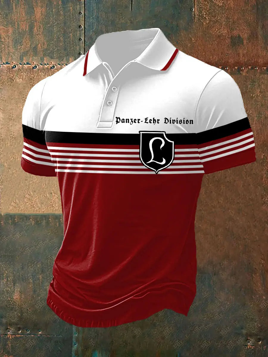 Herren Lehr Panzer Division Insignia WWII Deutsch T-Shirt zartstils