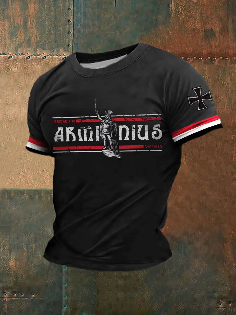 Armin ius bedrucktes Kurzarm-T-Shirt für Männer zartstils