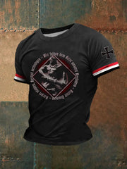 Der Wächter bedrucktes Kurzarm-T-Shirt für Männer zartstils