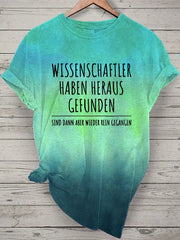 Damen Lustiger Spruch Wissenschaft ler Bachelor Master Frauen Bedrucktes T-Shirt zartstils