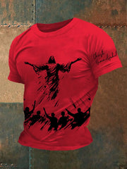 Kurzarm-Hemd für Herren Christi Himmelfahrt