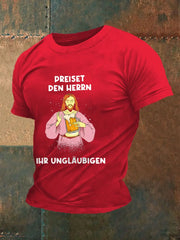 Kurzarm-Hemd für Herren Christi Himmelfahrt