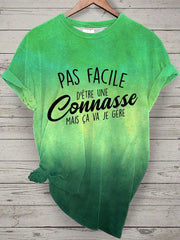 T-shirt Pas Facile D'être Une Connasse Femme
