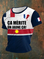 T-shirt à manches courtes Ça mérite Un Jaune Ça Homme