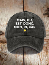 Chapeau Imprimé Mais Ou Est Donc Mon - Unisexe