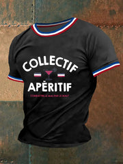 T-shirt manches courtes Collectif Apéritif Homme