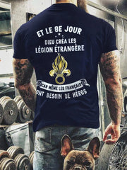 T-shirt à manches courtes imprimé FRANÇAISE Homme