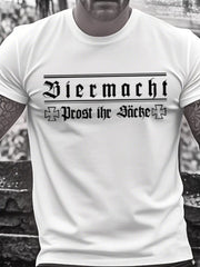 Herren Prost ihr Säcke Bedrucktes Kurzarm-T-Shirt