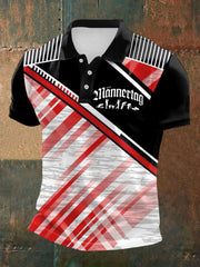 Männer Männer Männer bedrucktes Kurzarm-T-Shirt