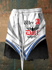 Herren Wer A sagt Muss Auch Dolf Sagen Shorts