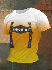 Herren Oktoberfest Print T-Shirt