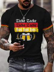 Herren Bierfest Print Shirt