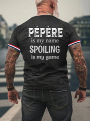 T-shirt Pepere Is My Name Spoiling Is My Name pour homme