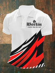 Männer Berlin härter als der Rest Polo-Shirt