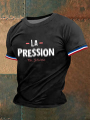 T-shirt à manches courtes La Pression Moi Je La Bois pour homme