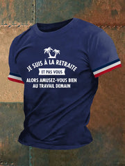 T-shirt à manches courtes Je Suis À La Retraite Homme